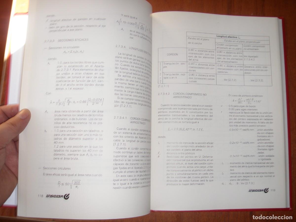 Libros de segunda mano: RECOMENDACIONES PARA EL PROYECTO DE PUENTES DE ACERO ENSIDESA - Foto 5