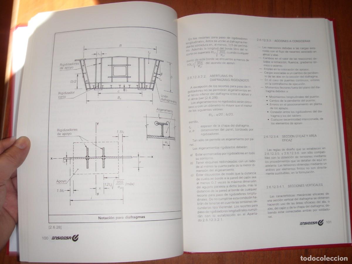 Libros de segunda mano: RECOMENDACIONES PARA EL PROYECTO DE PUENTES DE ACERO ENSIDESA - Foto 6