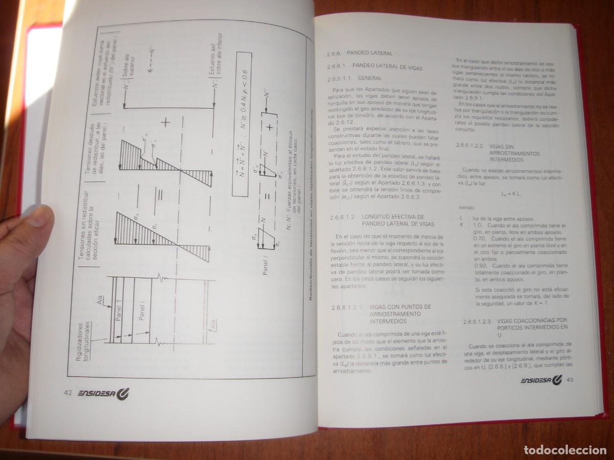Libros de segunda mano: RECOMENDACIONES PARA EL PROYECTO DE PUENTES DE ACERO ENSIDESA - Foto 11