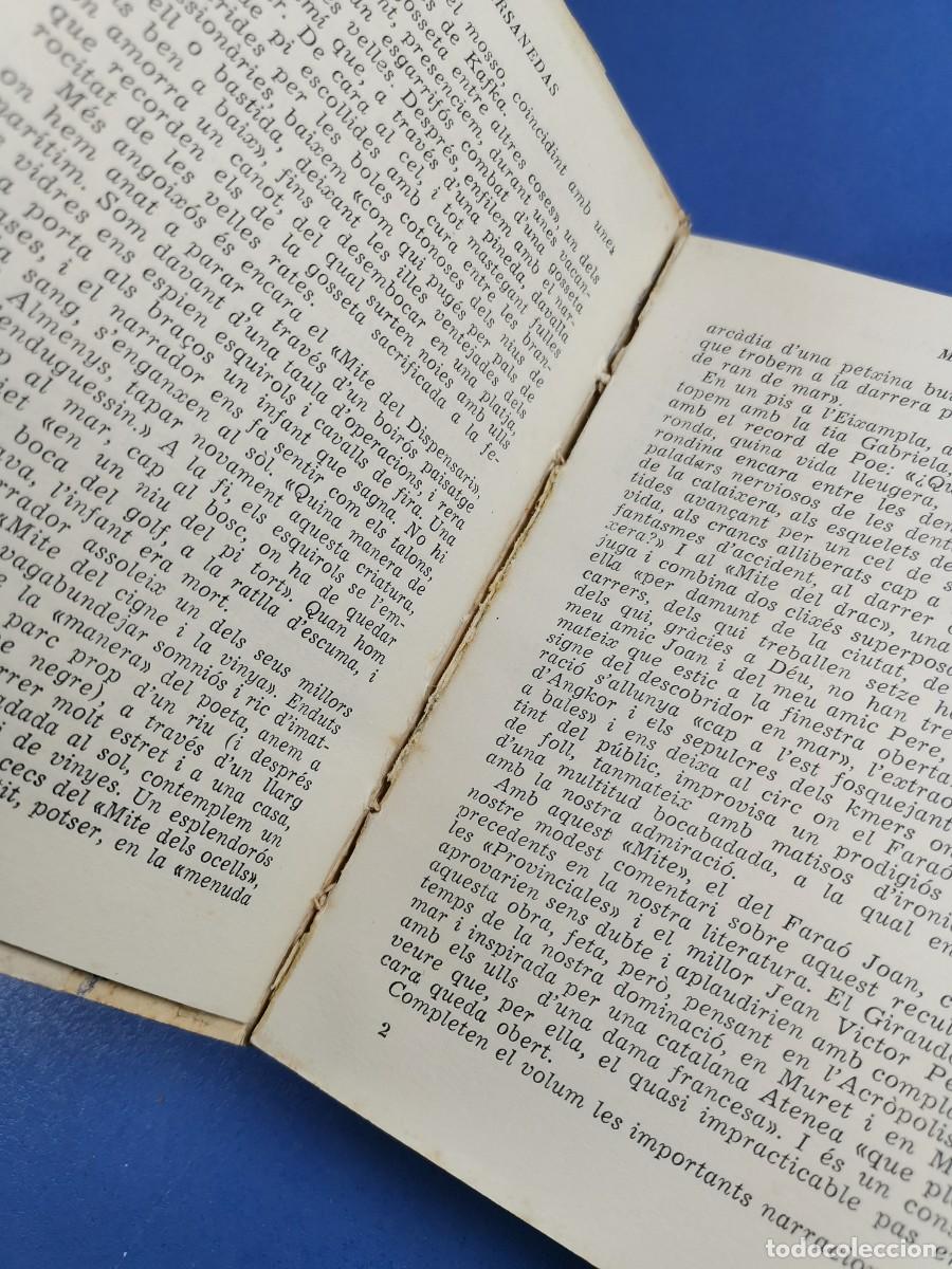 Libros de segunda mano: JORDI SARSANEDAS. MITES. 1954. PRIMERA EDICION EDITORIAL SELECTA - Foto 9