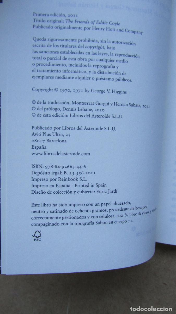 Libros de segunda mano: Los amigos de Eddie Coyle Higgins, George V. - Foto 4
