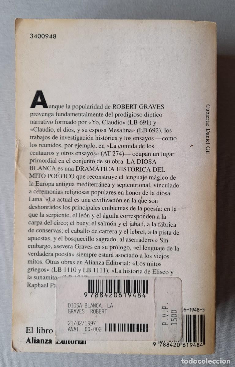 Libros de segunda mano: La Diosa Blanca. Robert Graves - Foto 2