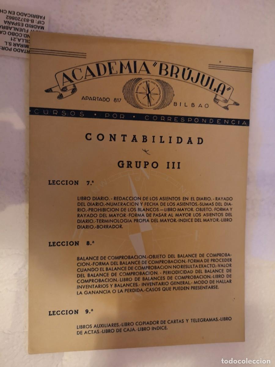 Libros de segunda mano: Libro Academia Brujula Contabilidad III - Foto 1