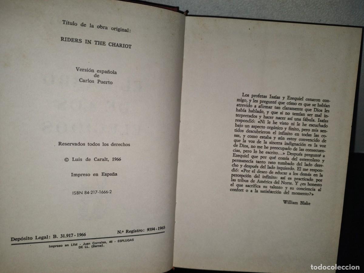 Libros de segunda mano: 106- EL CARRO DE LOS ELEGIDOS - PATRICK WHITE - LUIS DE CARALT EDITOR - 1966 - Foto 6