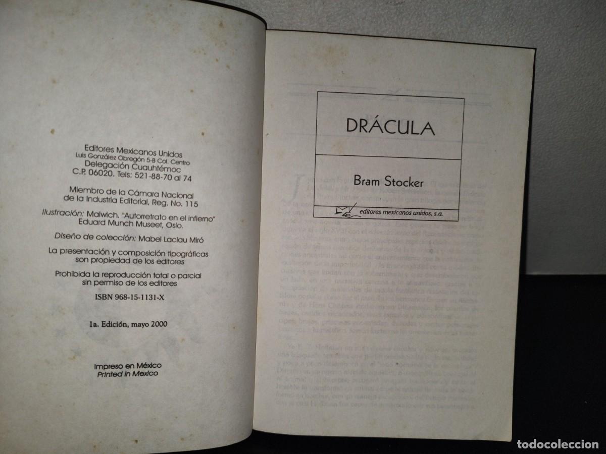 Libros de segunda mano: 106- DR&Aacute;CULA - BRAM STOCKER - EDITORES MEXICANOS UNIDOS - 2000 - Foto 4