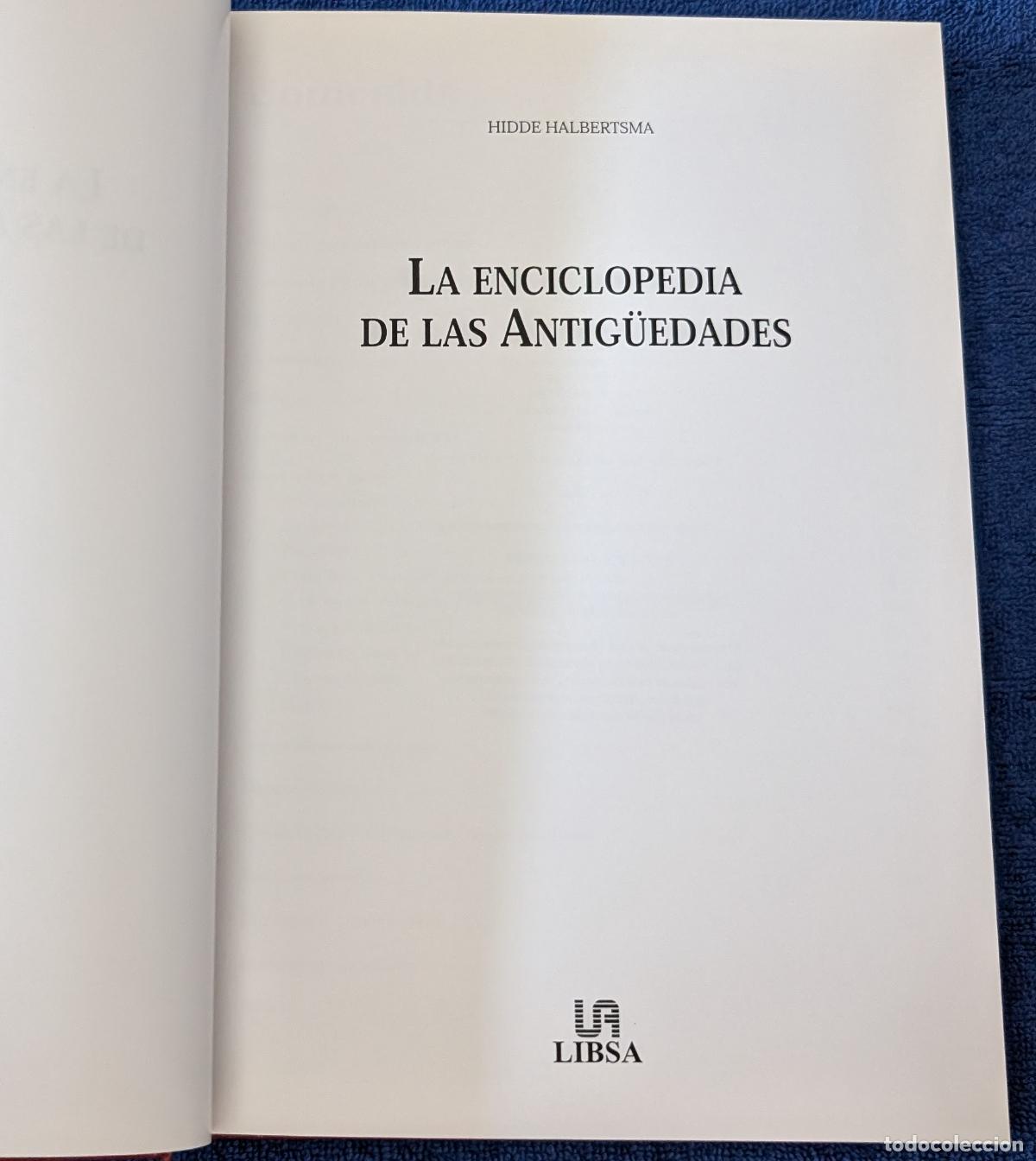 Libros de segunda mano: La enciclopedia de las antig&uuml;edades - Hidde Halbertsma - LIBSA (2009) &iexcl;Impecable! - Foto 2