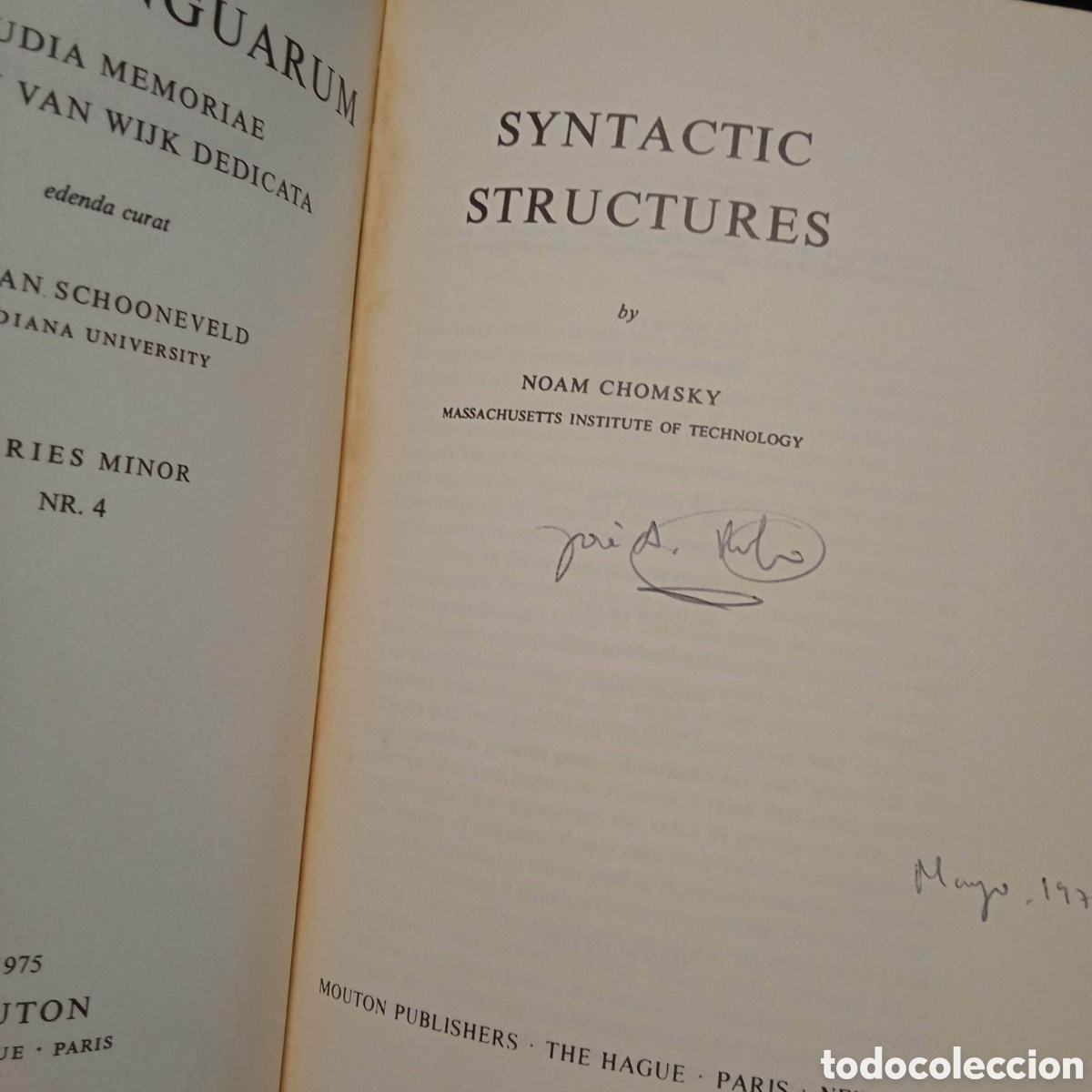 Libros de segunda mano: SYNTACTIC STRUCTURES - NOAM CHOMSKY - MOUTON 1978 #8801 - Foto 3