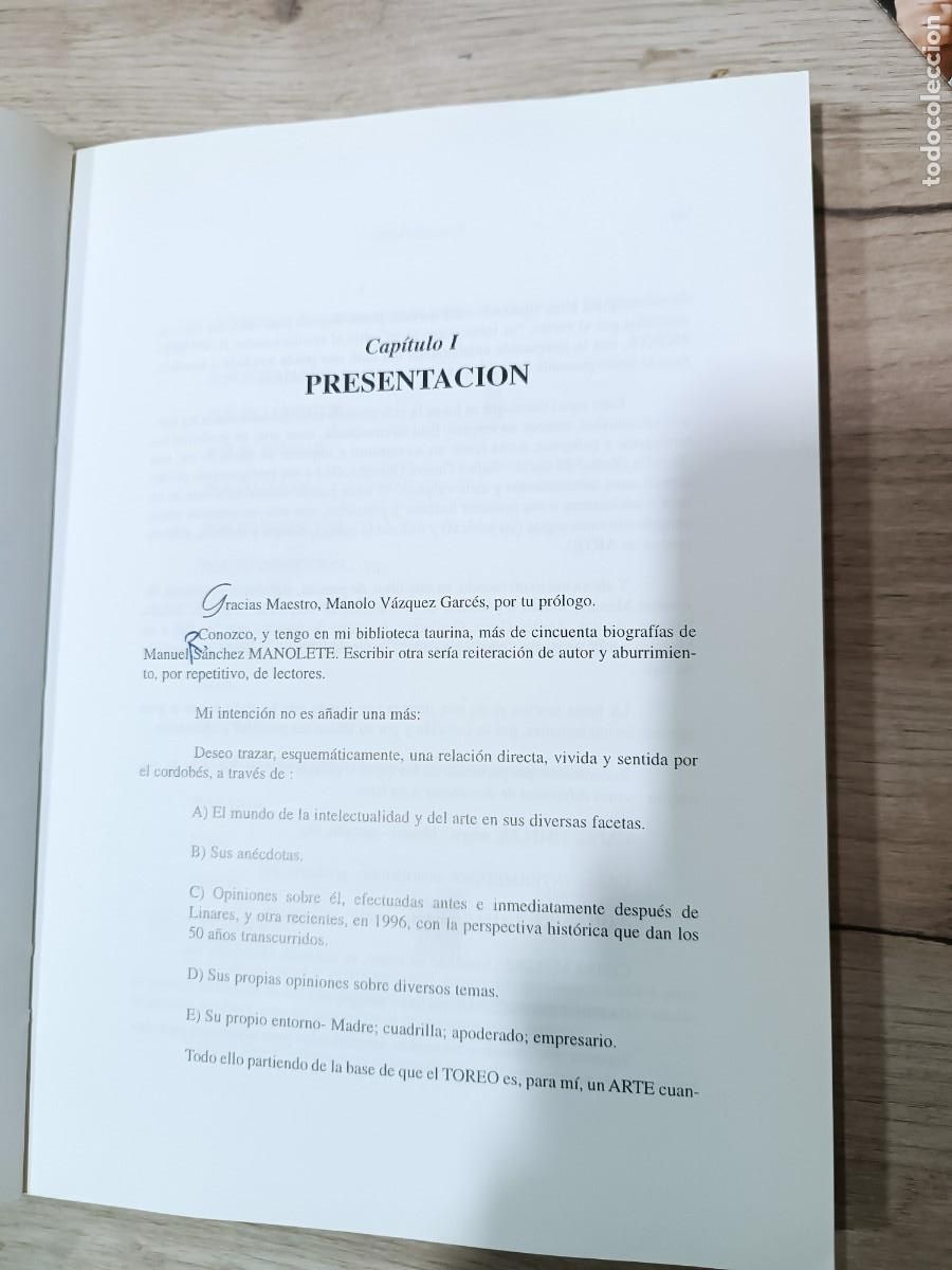 Libros de segunda mano: Manolete (Manuel Rodr&iacute;guez) con firma autor - Foto 6