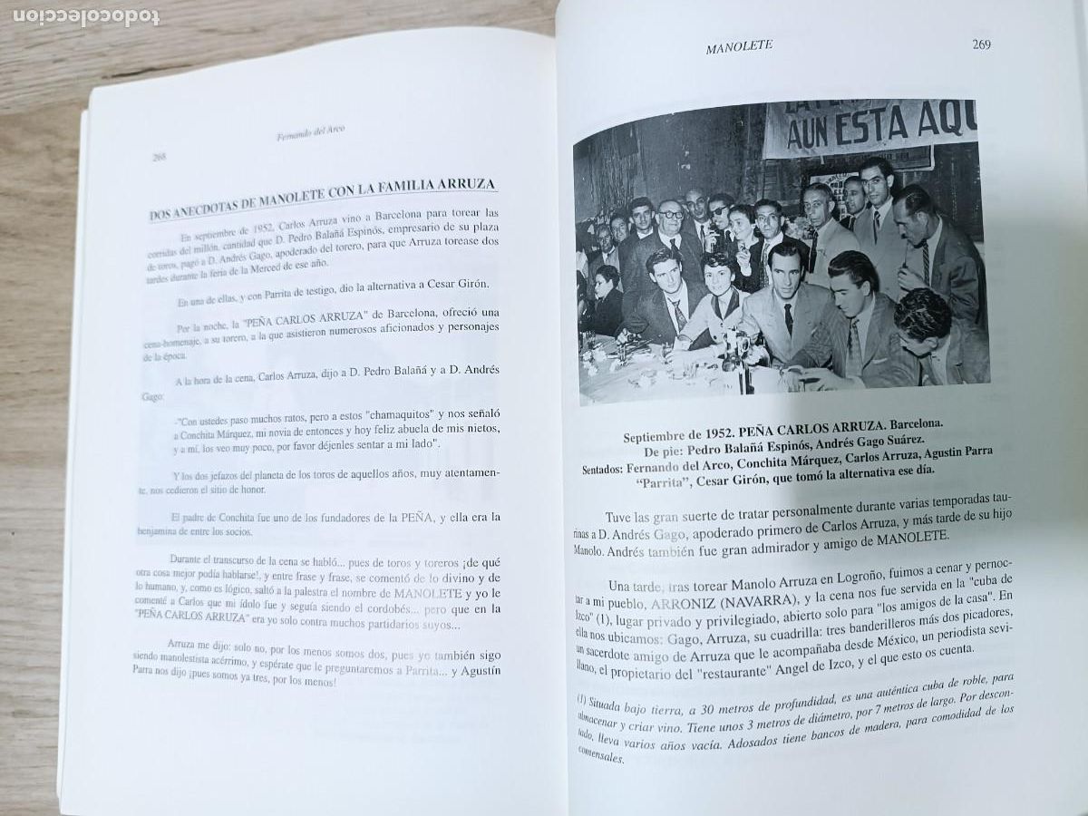 Libros de segunda mano: Manolete (Manuel Rodr&iacute;guez) con firma autor - Foto 8