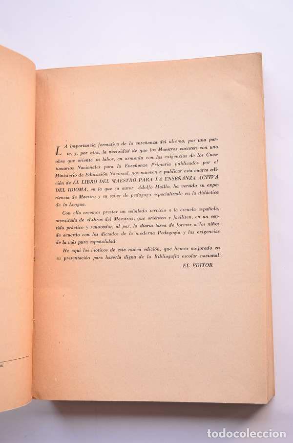 Libros de segunda mano: El libro del maestro para la ense&ntilde;anza activa del idioma - MA&Iacute;LLO, Adolfo - Foto 3