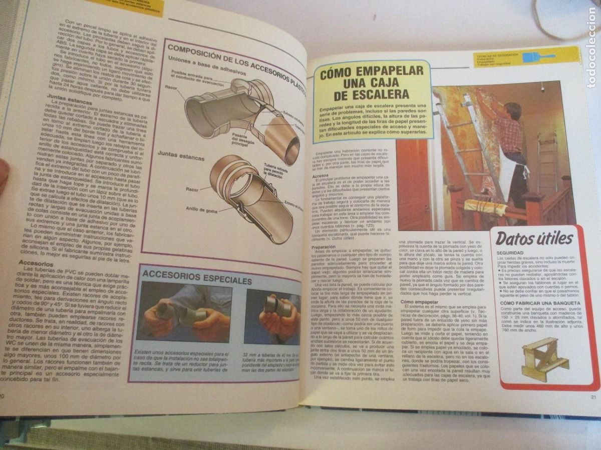 Libros de segunda mano: Practico . Ideas y soluciones de bricolaje (8 tomos, del 2 al 9 ) W29444 - Foto 6