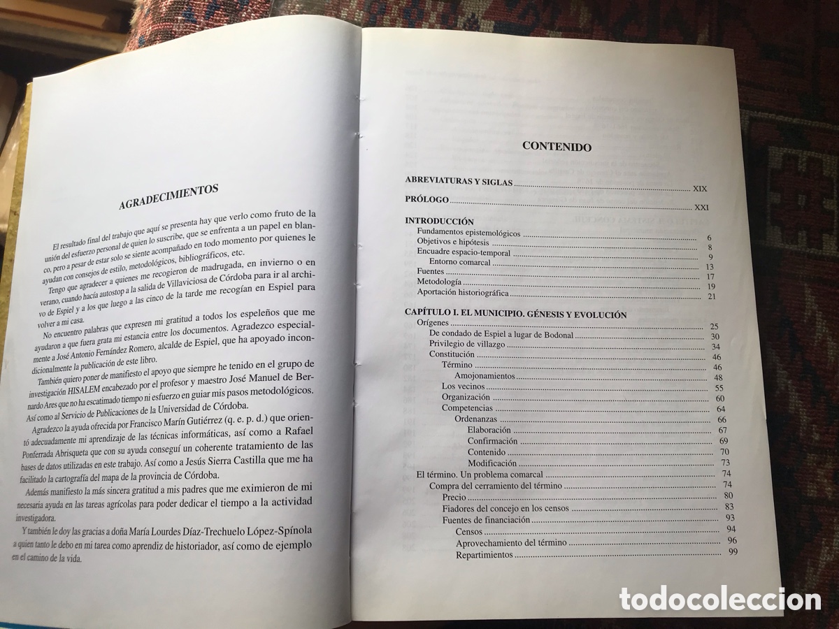 Libros de segunda mano: Espiel, 1545-1821. Municipio, jurisdicci&oacute;n y poder. Como nuevo. Dif&iacute;cil - Foto 4