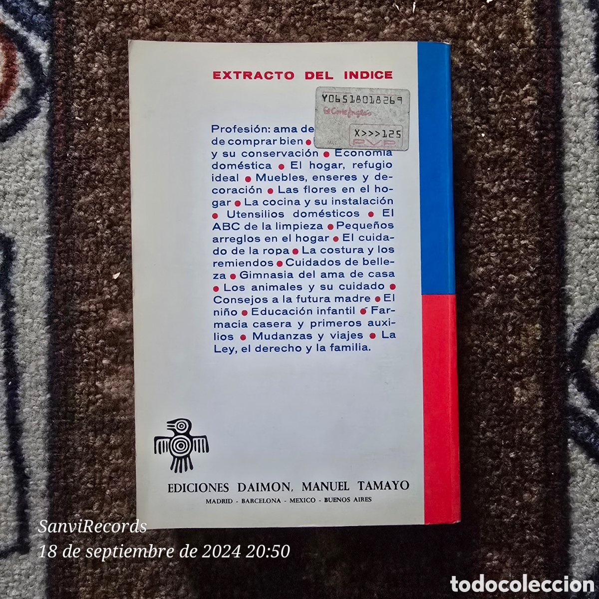 Libros de segunda mano: TU HOGAR, ENCICLOPEDIA DEL AMA DE CASA (G. OHEIM) (DAIMON) - Foto 2