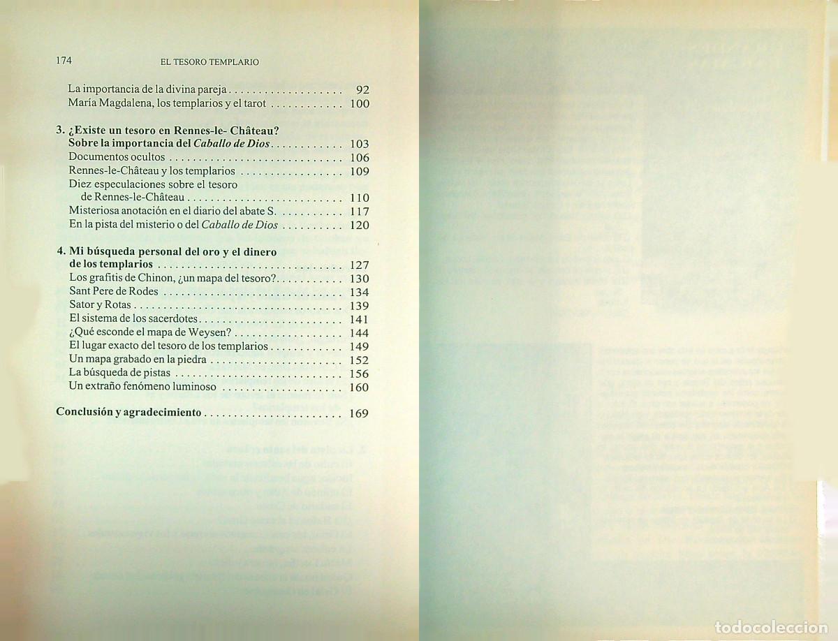 Libros de segunda mano: EL TESORO TEMPLARIO - FRANJO TERHART - 2007 - Foto 3