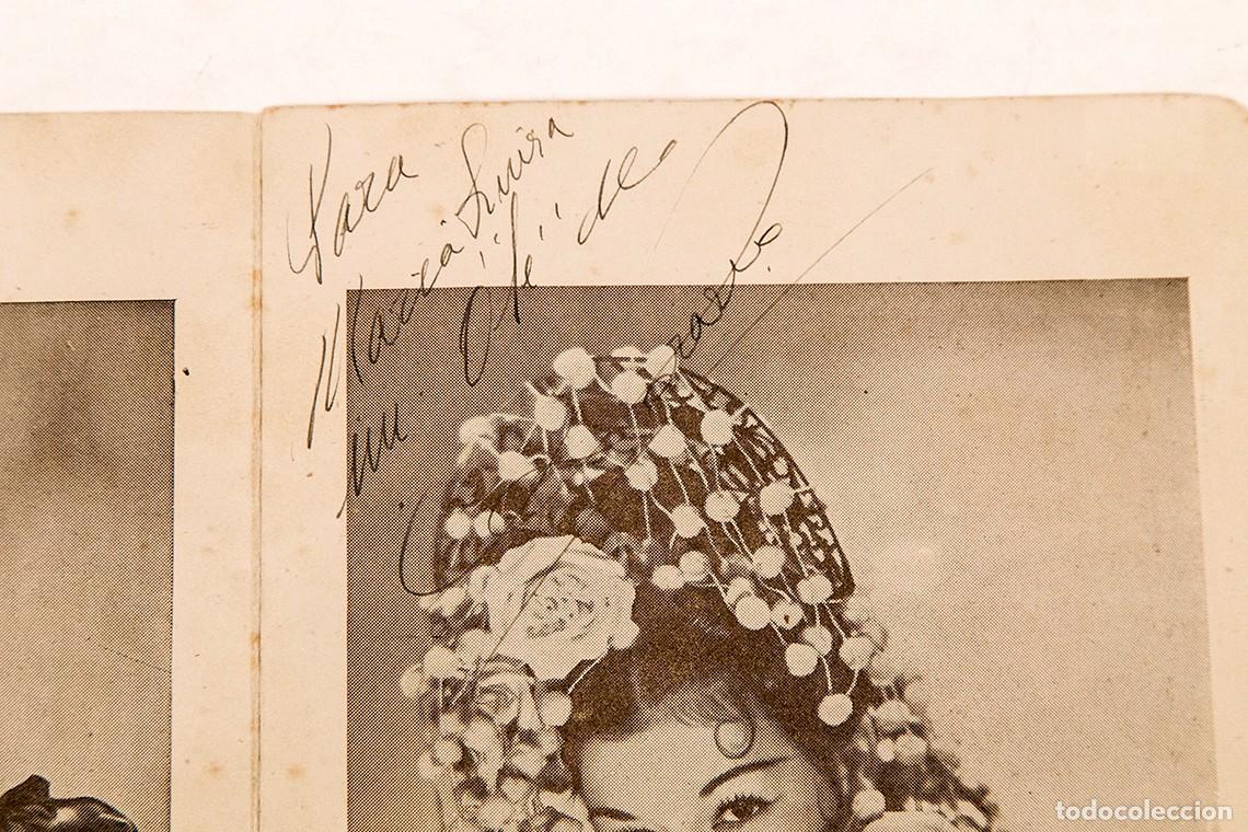 Libros de segunda mano: ANTONIO Y ROSARIO - GADES - 1949 - PROGRAMA - FIRMAS DE AMBOS - Foto 5
