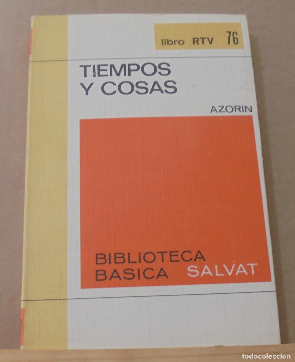 Libros de segunda mano: Tiempos y cosas. Azorin. Salvat RTV - Foto 1