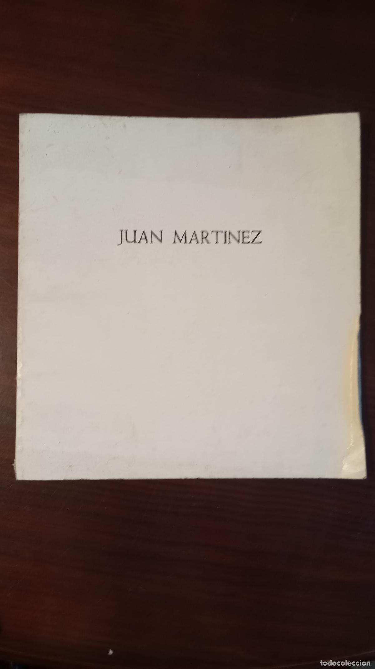 Libros de segunda mano: JUAN MARTINEZ EXPOSICION 1985 - Foto 1