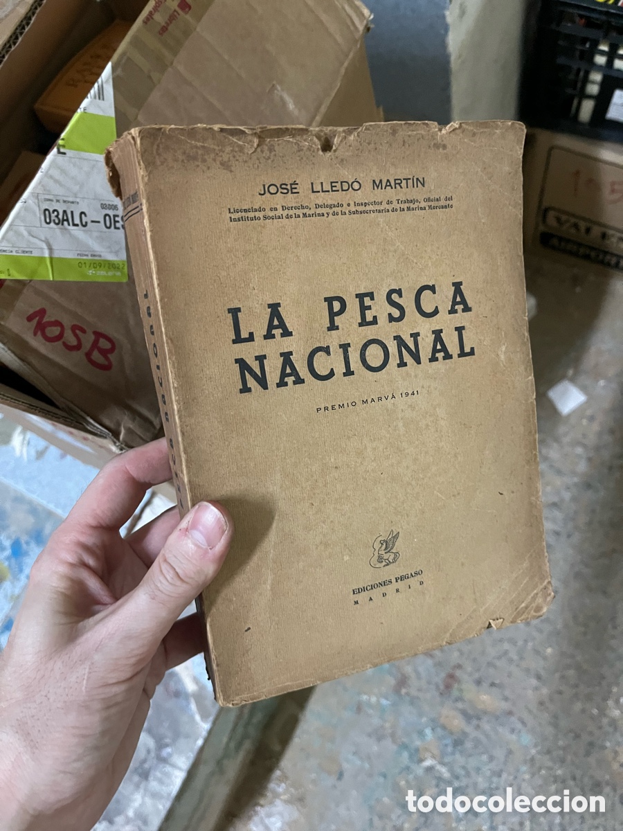 Libros de segunda mano: 105B La pesca nacional.- Lled&oacute; Mart&iacute;n, Jos&eacute; - Foto 1