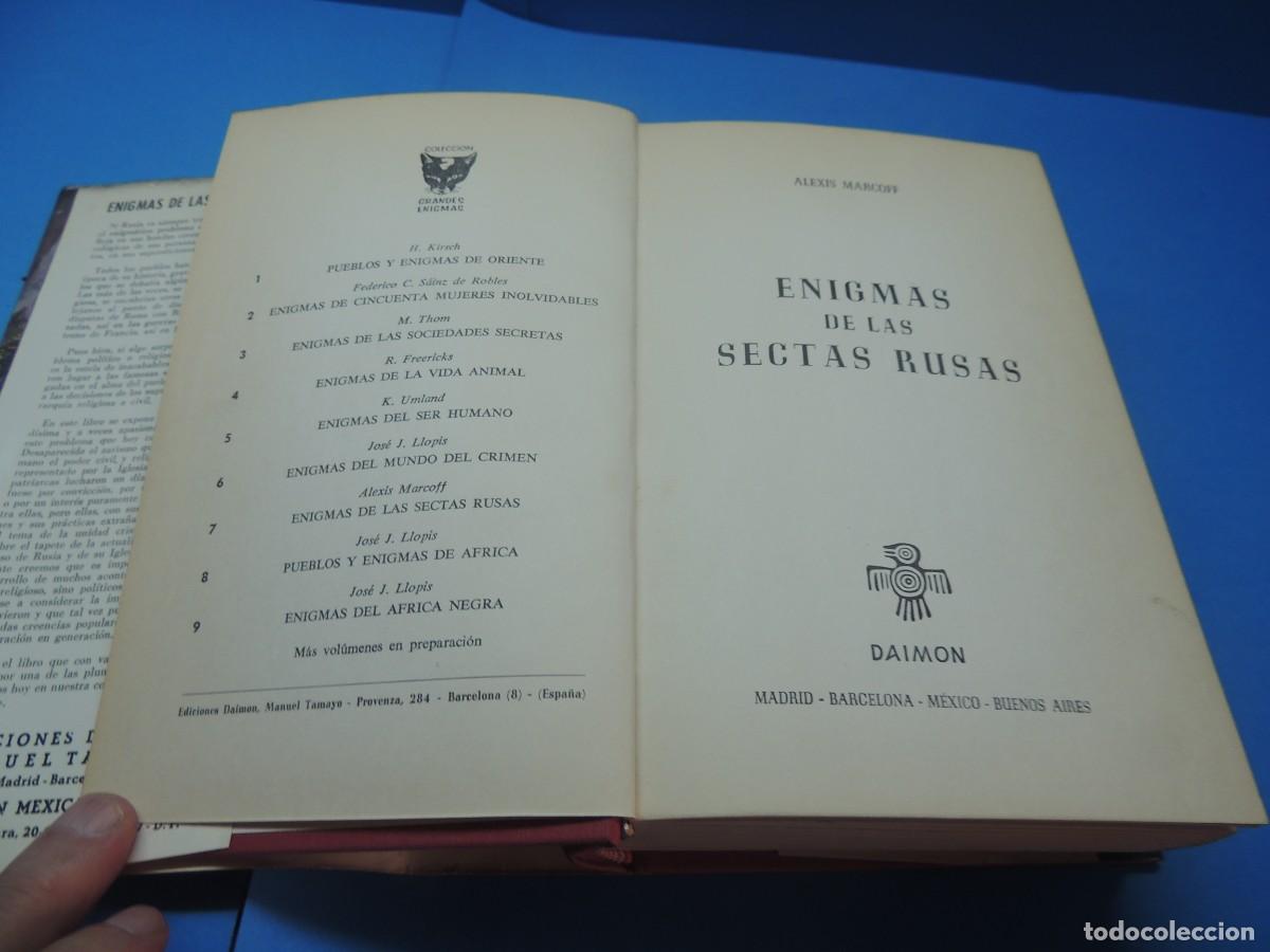 Libros de segunda mano: ENIGMAS DE LAS SECTAS RUSAS --ALEXIS MARCOFF - Foto 7