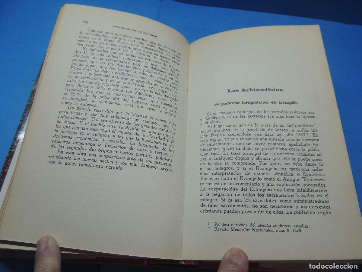 Libros de segunda mano: ENIGMAS DE LAS SECTAS RUSAS --ALEXIS MARCOFF - Foto 19