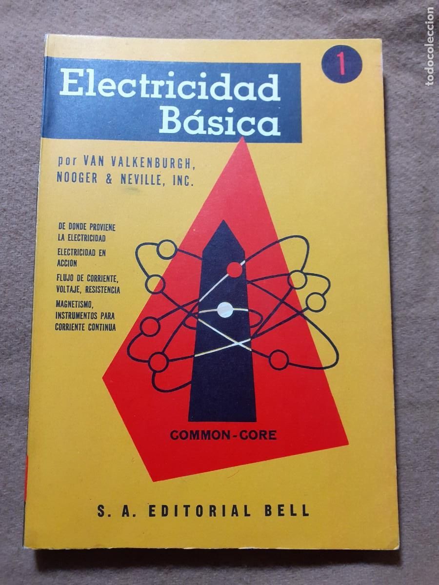 Libros de segunda mano: VAN VALKENBURGH. ELECTRICIDAD BASICA 1. EDITORIAL BELL. - Foto 1