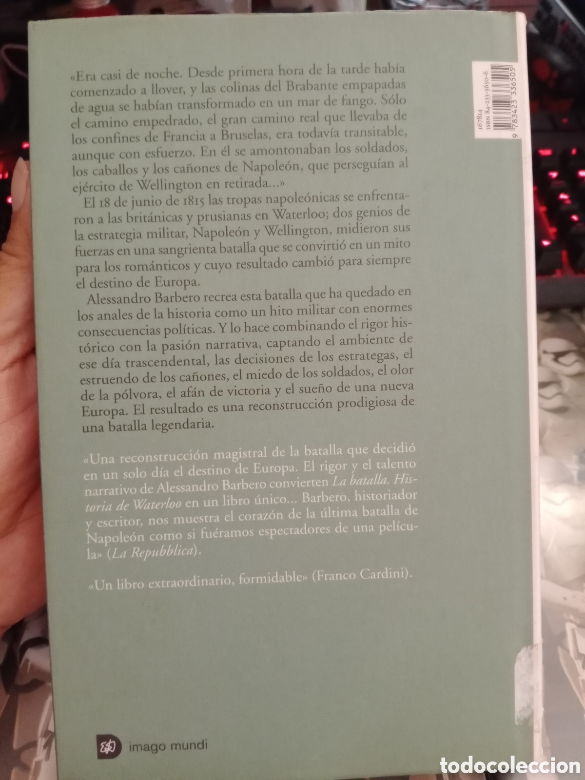 Libros de segunda mano: La batalla historia de waterloo Alessandro barbero - Foto 2
