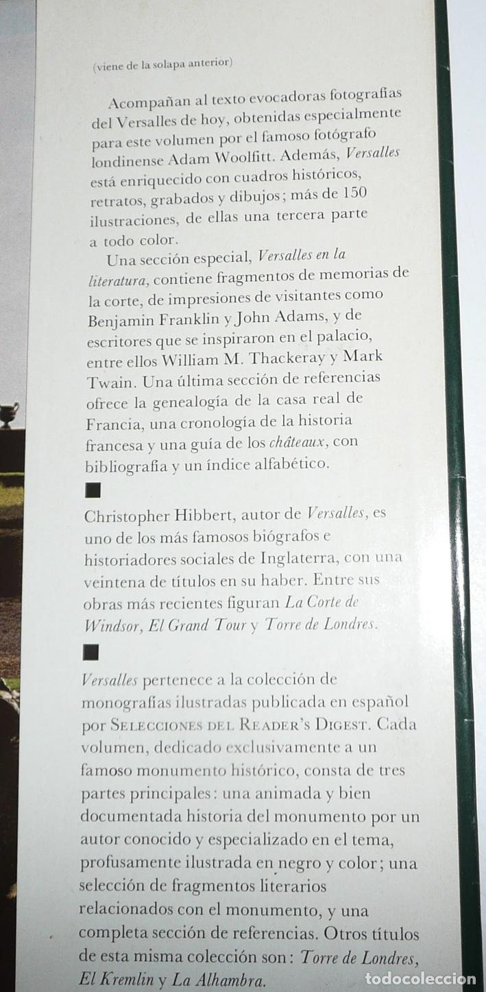 Libros de segunda mano: Versalles - Christopher Hibbert (Readers Digest, 1974) - Foto 3