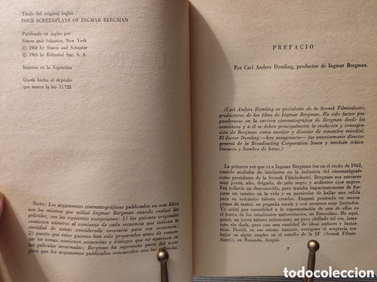 Libros de segunda mano: CUATRO OBRAS. Ingmar Bergam&iacute;n. 1965 - Foto 3