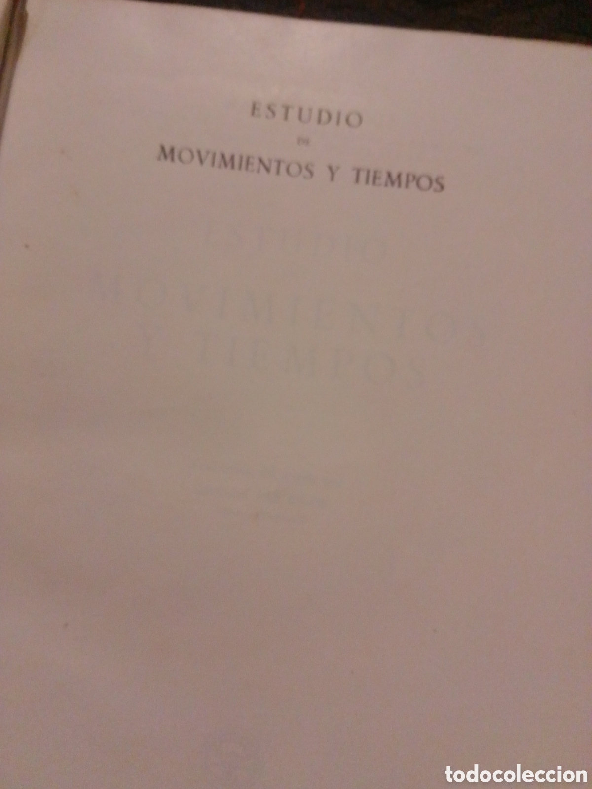 Libros de segunda mano: RALPH BARNES Estudio de movimientos y tiempos - Foto 1