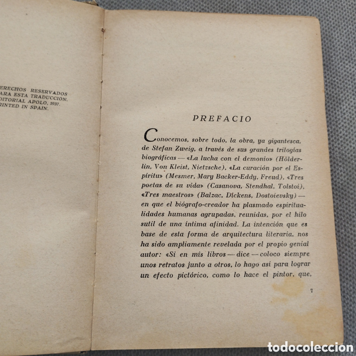 Libros de segunda mano: Amok - Stefan Zweig - 1937. - Foto 3