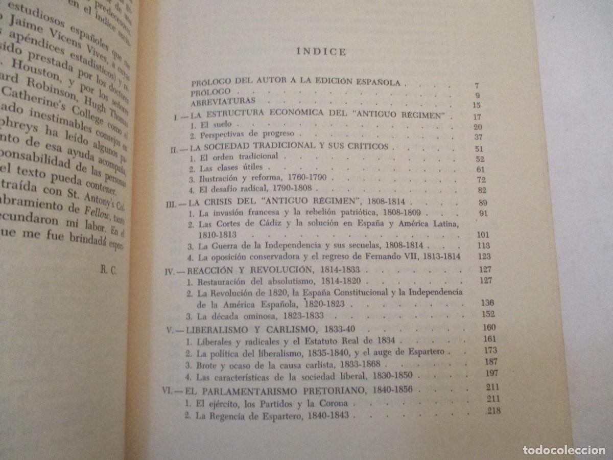 Libros de segunda mano: RAYMOND CARR Espa&ntilde;a 1808 - 1939 W29517 - Foto 2