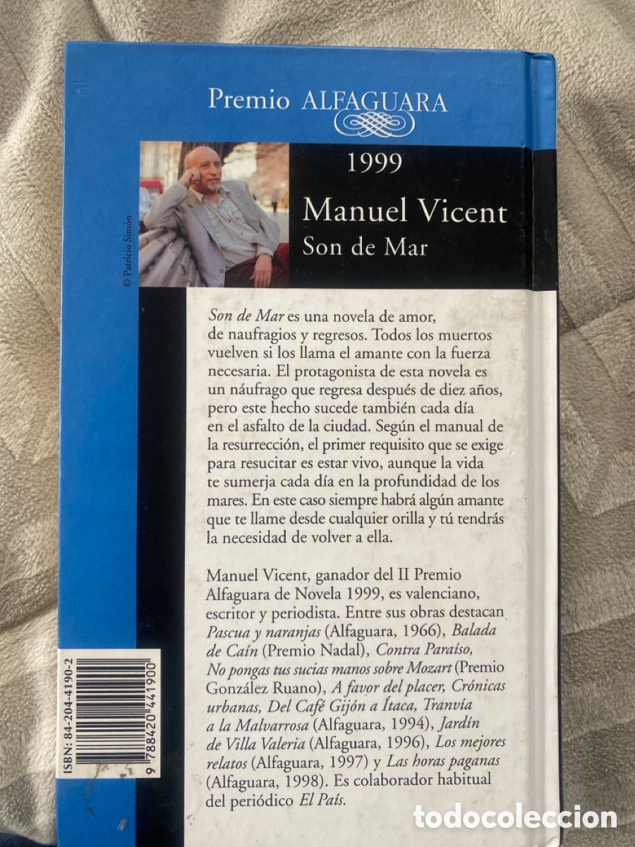 Libros de segunda mano: Son de Mar. (autor: Manuel Vicent - Foto 4