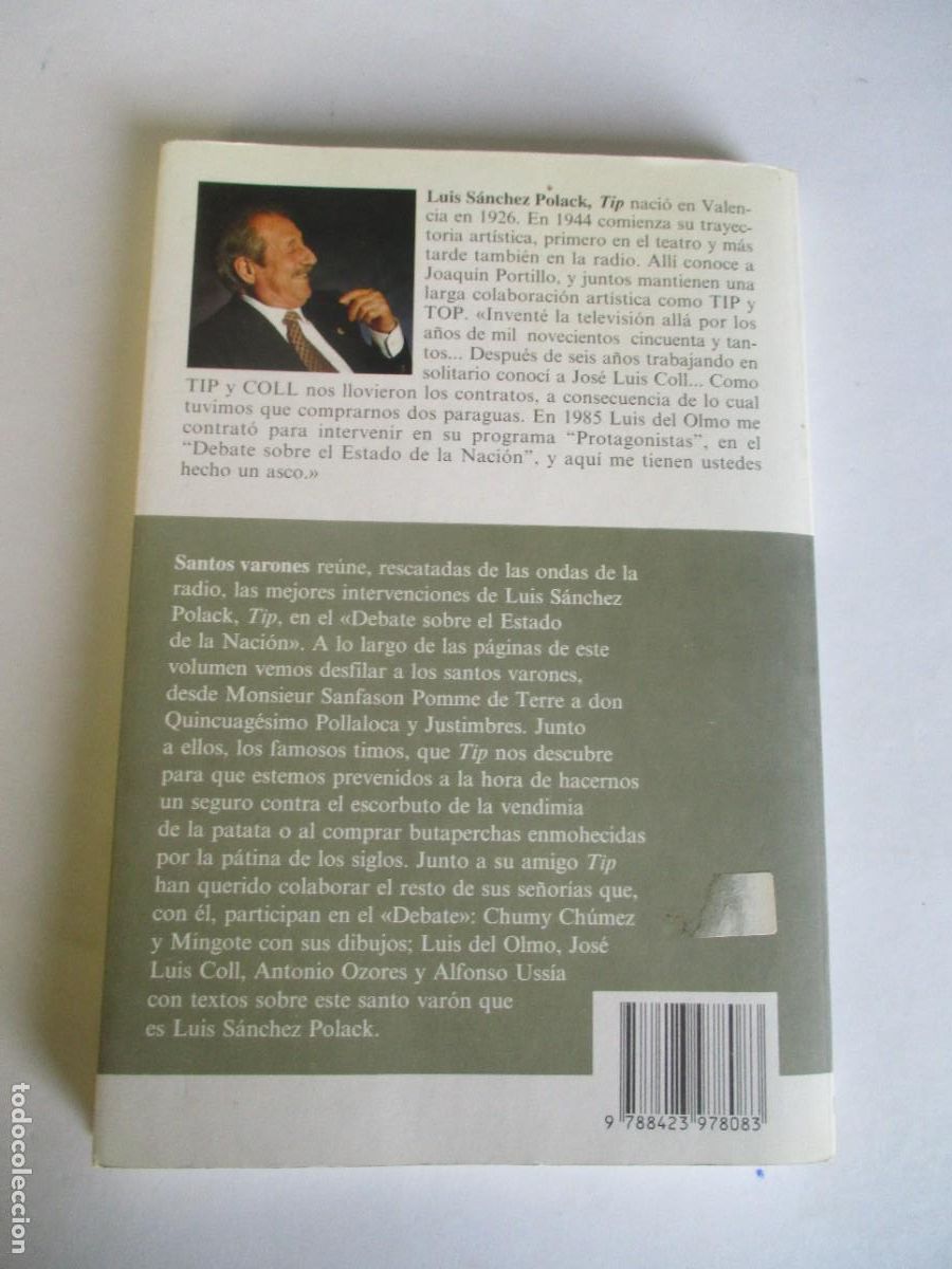 Libros de segunda mano: LUIS S&Aacute;NCHEZ POLACK TIP Santos varones W29559 - Foto 2