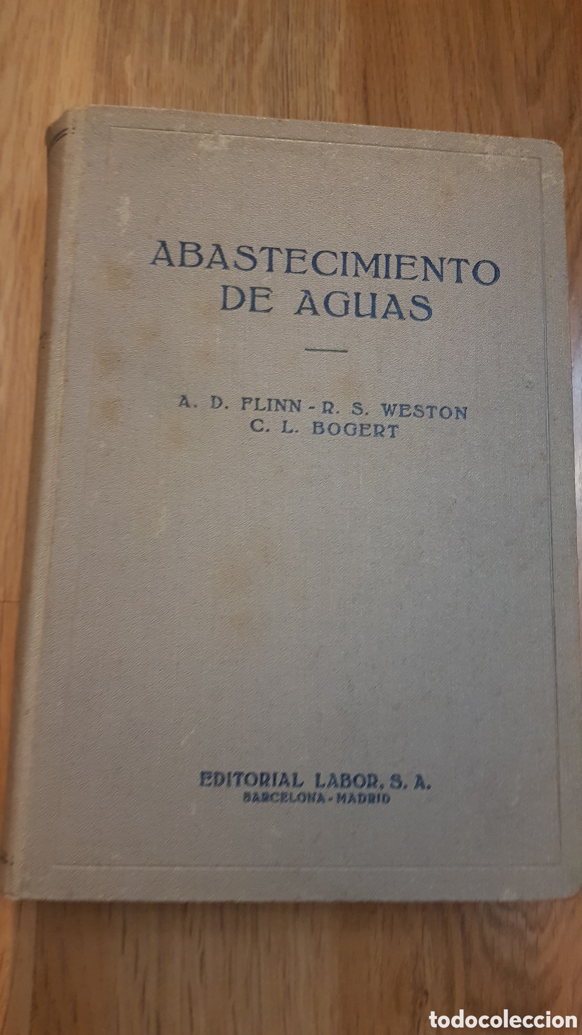 Libros de segunda mano: Abastecimiento de aguas - Foto 1