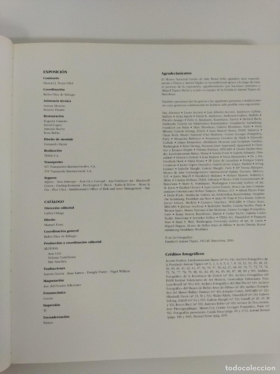 Libros de segunda mano: Libro T&agrave;pies del Museo Nacional de Arte Reina Sofia - Foto 5