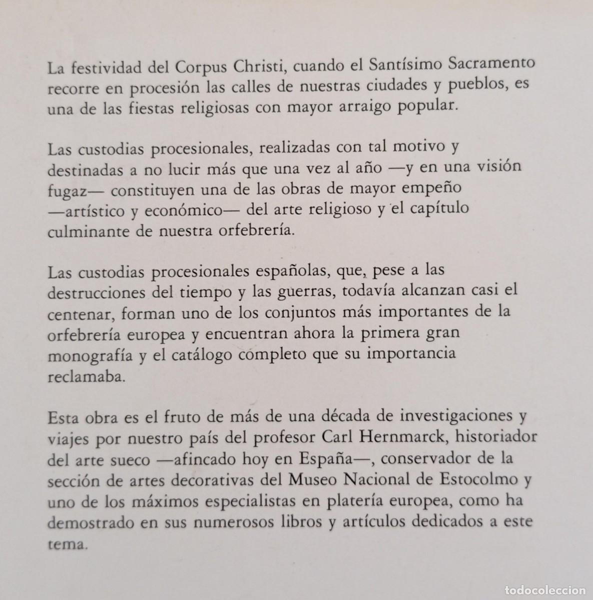 Libros de segunda mano: CUSTODIAS PROCESIONALES EN ESPA&Ntilde;A - CARL HERNMARCK - Foto 5