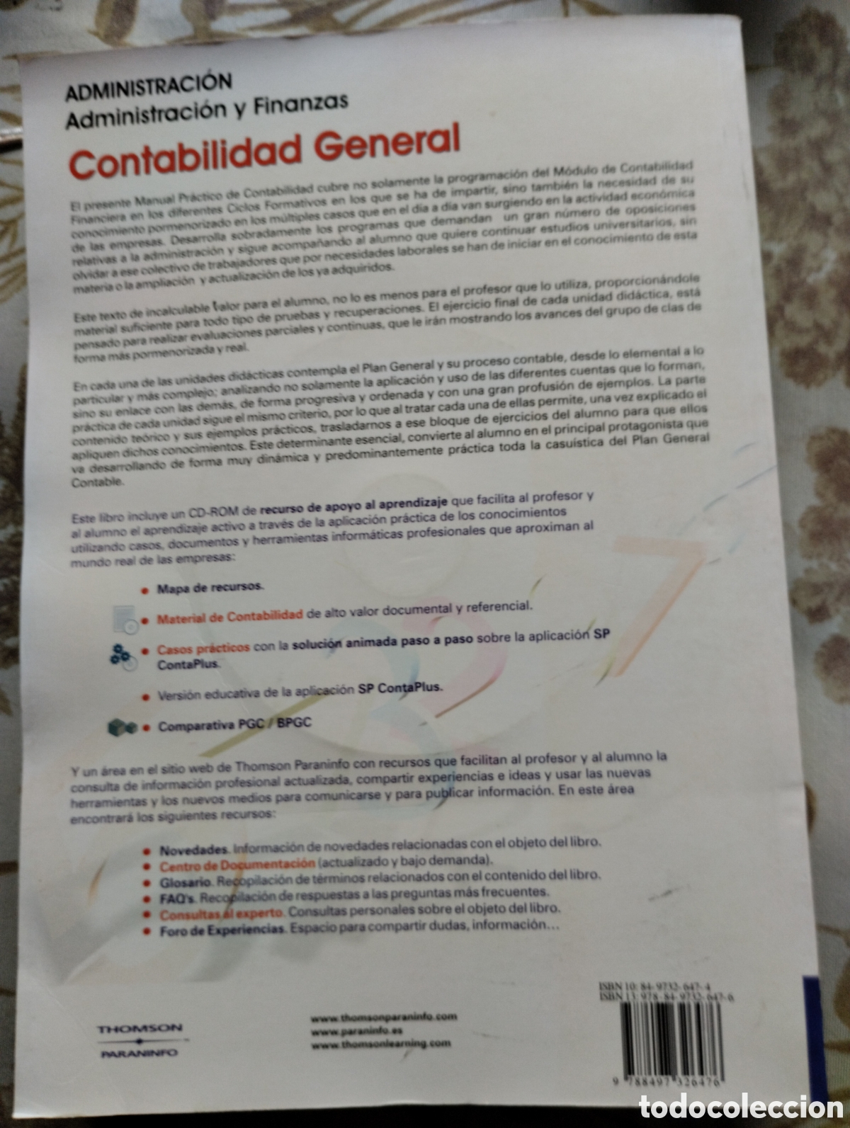Libros de segunda mano: CONTABILIDAD GENERAL, JOS&Eacute; REY POMBO - Foto 2