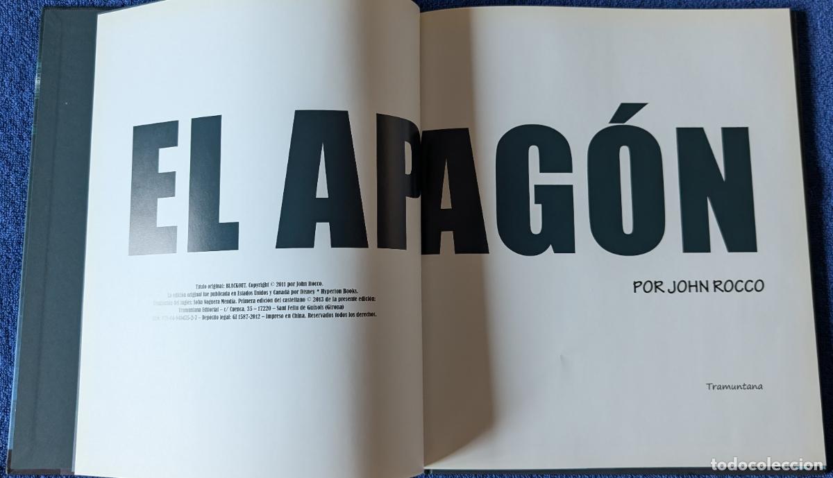 Libros de segunda mano: El Apag&oacute;n - John Rocco - Tramuntana (2011) - Foto 2
