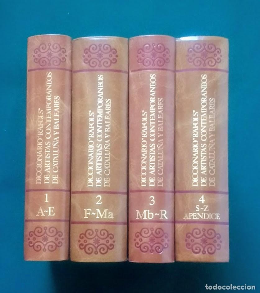 Libros de segunda mano: DICCIONARIO RAFOLS DE ARTISTAS DE CATALU&Ntilde;A Y BALEARES - ENCUADERNACION DE BRUGALLA.