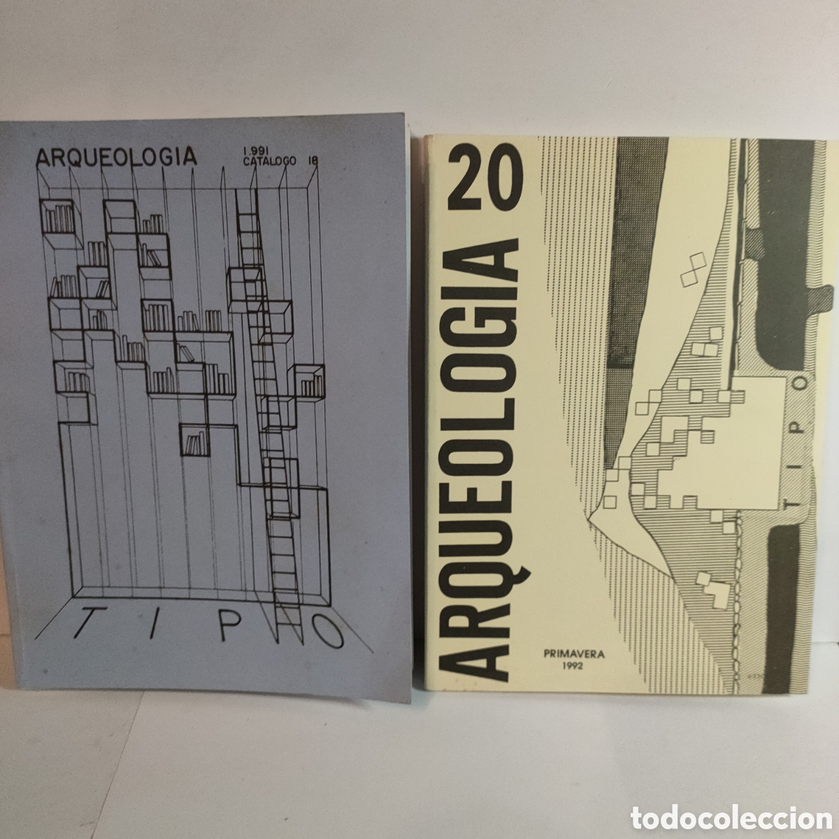 Libros de segunda mano: Catalogo arqueologia. Libreria &rdquo;Tipo&rdquo;. Madrid. 1990. Catalogos 18 y 20