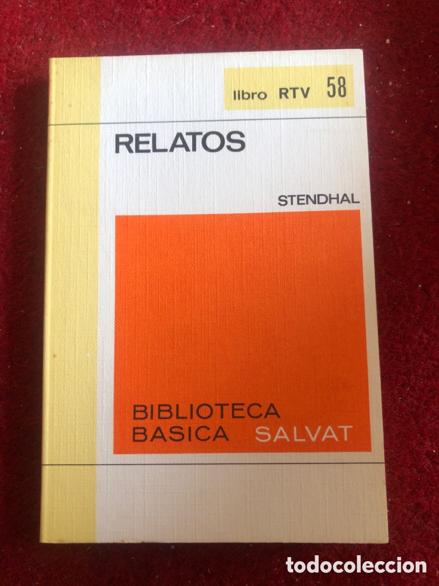 Libros de segunda mano: Relatos. Stendhal. Biblioteca B&aacute;sica Salvat. ASM - Foto 1