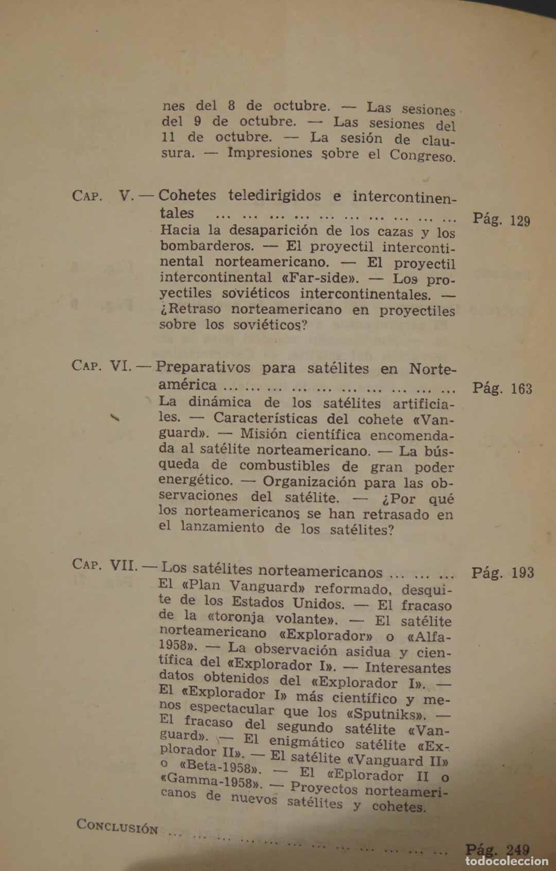 Libros de segunda mano: LOS SATELITES RUSOS Y AMERICANOS Ignacio Puig S. J - Foto 3