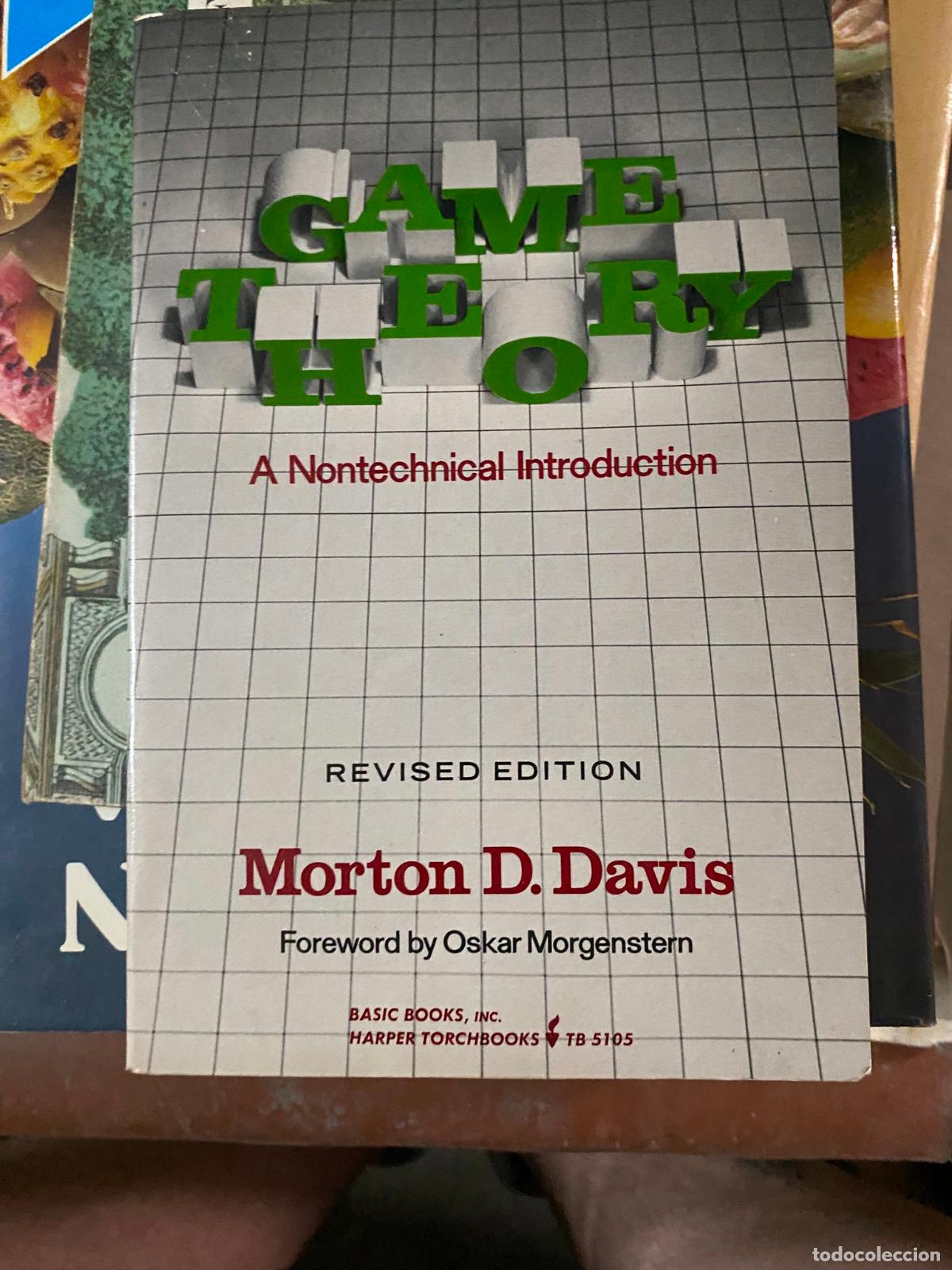 Libros de segunda mano: Game Theory: A Nontechnical Introduction, Revised Edition Morton D. Davis - Foto 1