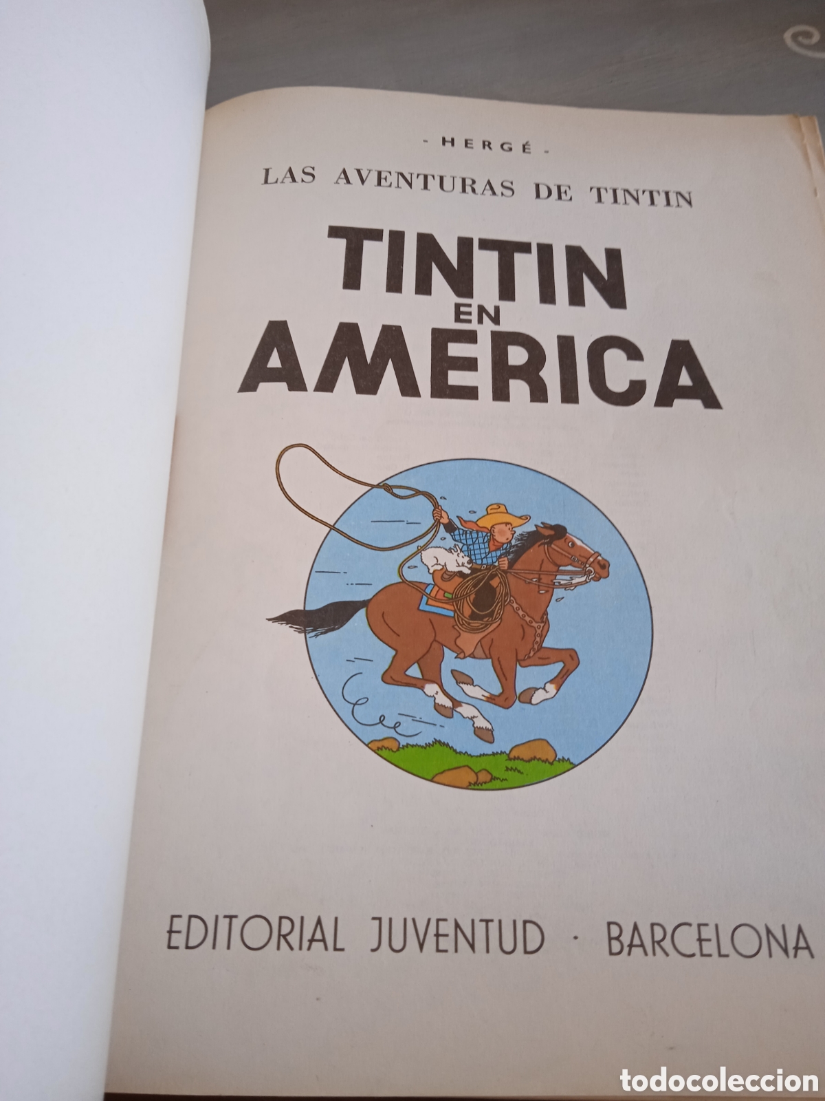 Libros de segunda mano: C&oacute;mic Tint&iacute;n en Am&eacute;rica del a&ntilde;o 1968 - Foto 2