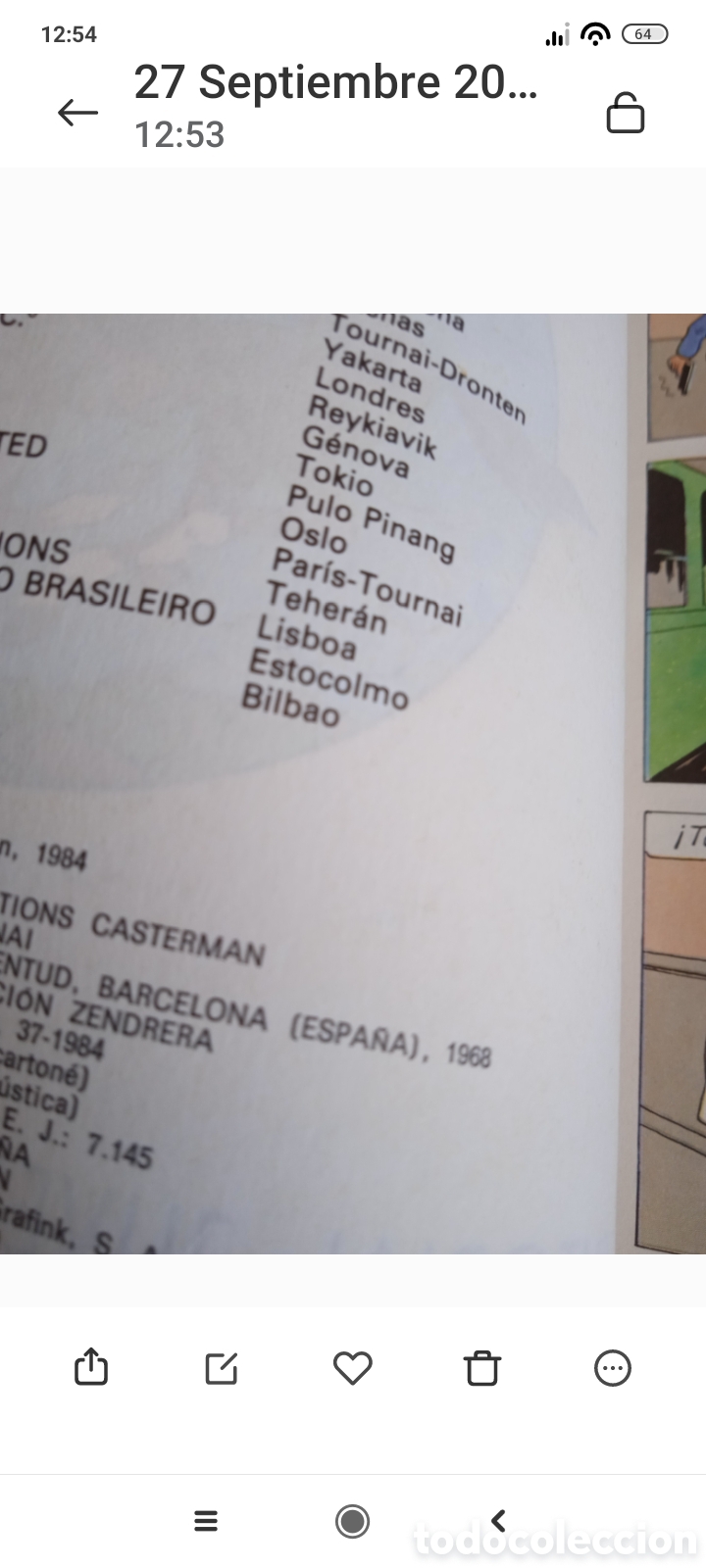 Libros de segunda mano: C&oacute;mic Tint&iacute;n en Am&eacute;rica del a&ntilde;o 1968 - Foto 4