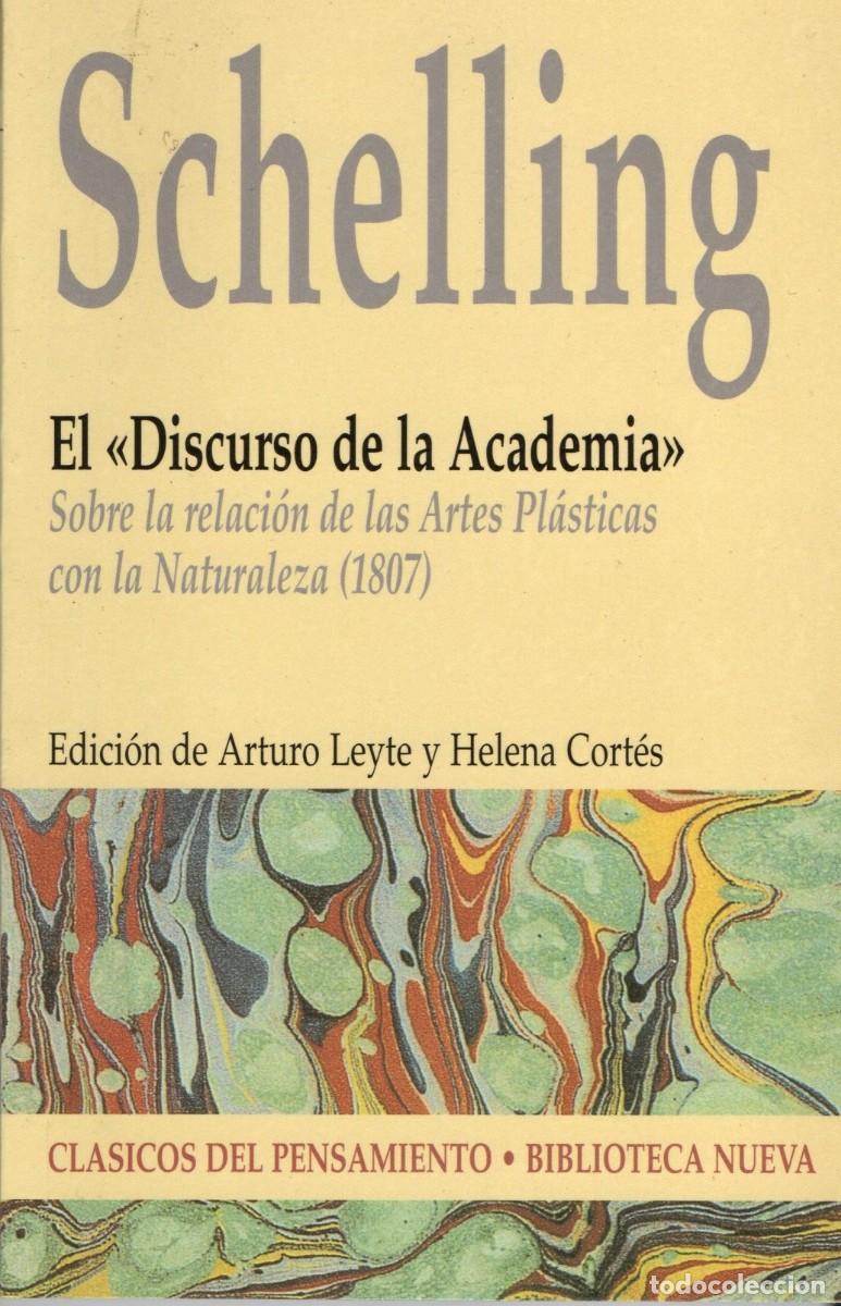 Libros de segunda mano: EL DISCURSO DE LA ACADEMIA. SCHELLING. AT-1553 - Foto 1