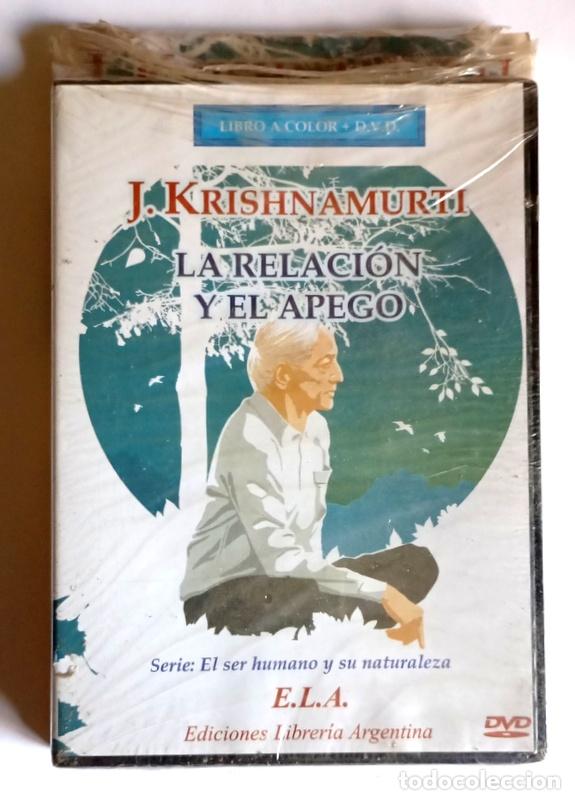 Libros de segunda mano: LA RELACION Y EL APEGO - J. KRISHNAMURTI - LIBRO + DVD - NUEVO - Foto 1