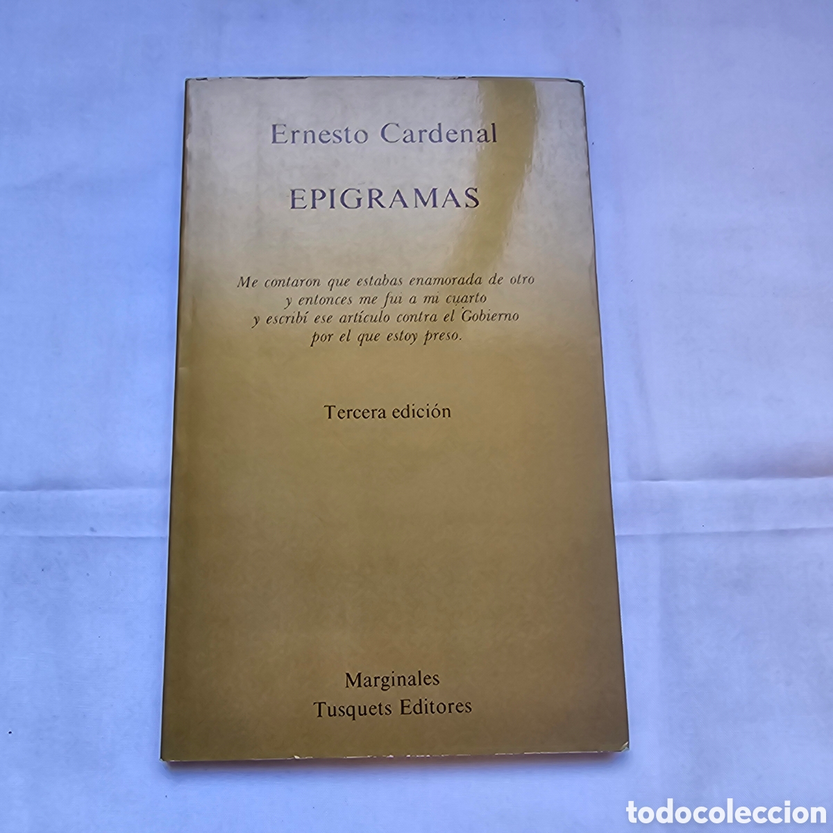 Libros de segunda mano: ERNESTO CARDENAL. EPIGRAMAS. 3 ED - Foto 1