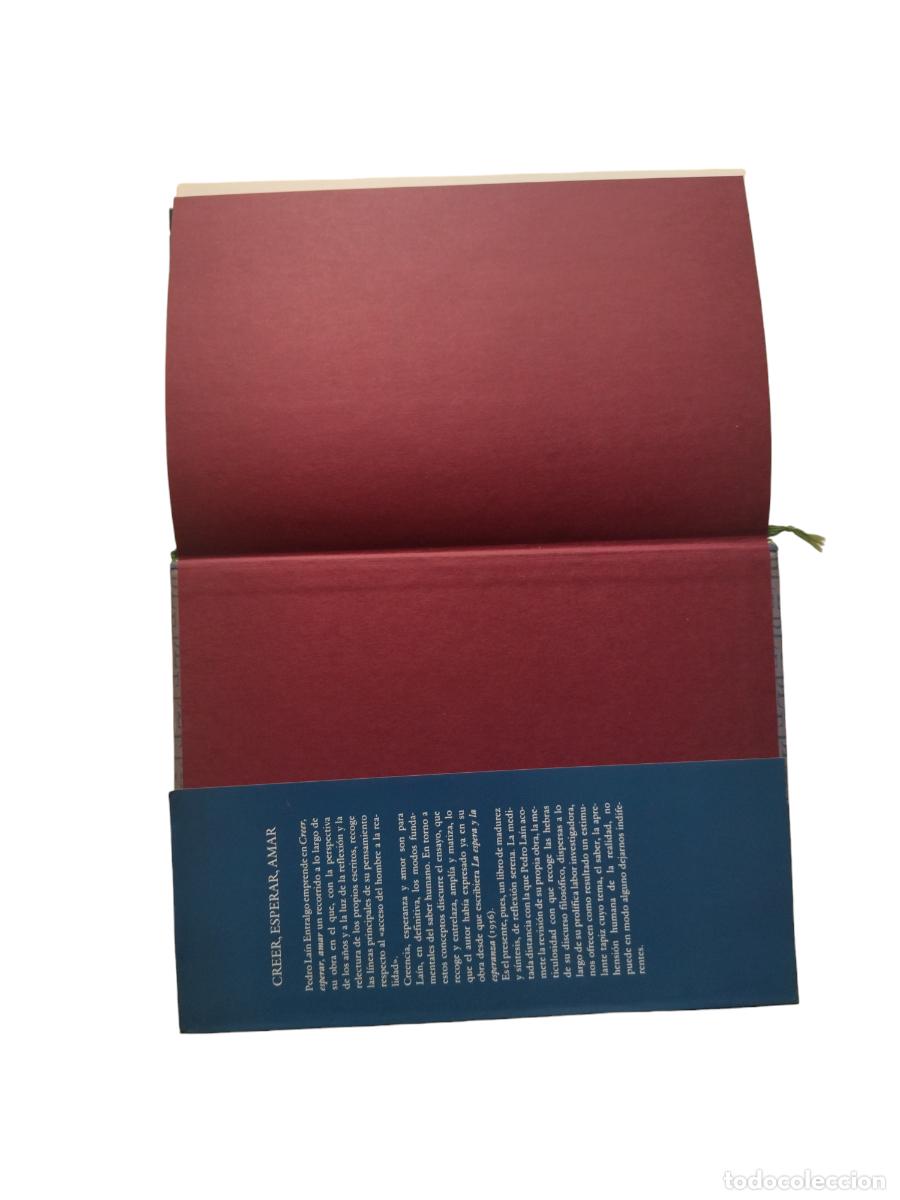 Libros de segunda mano: CREER, ESPERAR, AMAR / PEDRO LAIN ENTRALGO. CIRCULO DE LECTORES 1993. - Foto 5