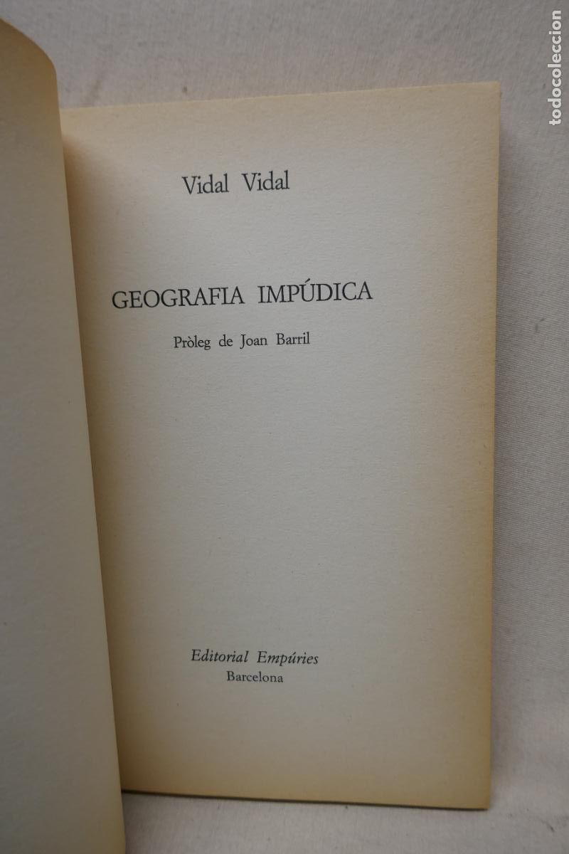 Libros de segunda mano: GEOGRAF&Iacute;A IMP&Uacute;DICA - EMP&Uacute;RIES - VIDAL VIDAL - Foto 6